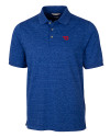 Dayton Flyers Cutter & Buck Advantage Tri-Blend Space Dye Mens Big and Tall Polo Dark Tour Blue Mannequin Thumbnail Image