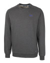 Pitt Panthers Cutter & Buck Saturday Cotton Blend Mens Crew Neck Sweatshirt Charcoal Heather Mannequin Thumbnail Image
