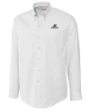 Providence Friars Cutter & Buck Epic Easy Care Nailshead Mens Big and Tall Long Sleeve Dress Shirt White Mannequin Thumbnail Image