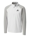 View image 2: Providence Friars Cutter & Buck Response Lightweight Hybrid Quarter Zip Mens Pullover Windbreaker White Mannequin