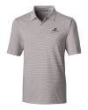 Providence Friars Cutter & Buck Forge Pencil Stripe Stretch Mens Polo Polished Medium Gray Mannequin Thumbnail Image