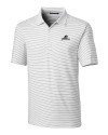 Providence Friars Cutter & Buck Forge Pencil Stripe Stretch Mens Polo White Mannequin Thumbnail Image