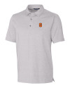 Syracuse Orange Cutter & Buck Forge Heathered Stretch Mens Polo Polished Heather Mannequin Thumbnail Image