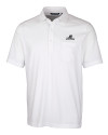 Providence Friars Cutter & Buck Advantage Tri-Blend Jersey Mens Pocket Polo White Mannequin Thumbnail Image