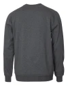 Montana Grizzlies Cutter & Buck Saturday Cotton Blend Mens Crew Neck Sweatshirt Charcoal Heather Mannequin Back Thumbnail Image
