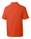 UOP Tigers Cutter & Buck Advantage Eco Tri-Blend Pique Mens Polo College Orange Mannequin Back Thumbnail Image