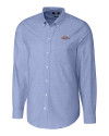 Pepperdine Waves Cutter & Buck Stretch Oxford Mens Long Sleeve Dress Shirt French Blue Mannequin Thumbnail Image