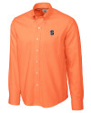 Syracuse Orange Cutter & Buck Epic Easy Care Nailshead Mens Long Sleeve Dress Shirt College Orange Mannequin Thumbnail Image
