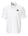 Drexel Dragons Cutter & Buck Epic Easy Care Nailshead Mens Short Sleeve Dress Shirt White Mannequin Thumbnail Image