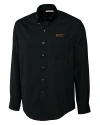 UOP Tigers Cutter & Buck Epic Easy Care Fine Twill Mens Long Sleeve Dress Shirt Black Mannequin Thumbnail Image
