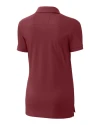 Montana Grizzlies Cutter & Buck Advantage Eco Tri-Blend Pique Womens Polo Bordeaux Mannequin Back Thumbnail Image
