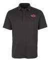 Illinois State Redbirds Cutter & Buck Advantage Tri-Blend Jersey Mens Big and Tall Pocket Polo Black Heather Mannequin Thumbnail Image