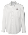 Montana Grizzlies Cutter & Buck Epic Easy Care Fine Twill Mens Big and Tall Dress Shirt White Mannequin Thumbnail Image