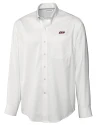 Eastern Kentucky Colonels Cutter & Buck Epic Easy Care Fine Twill Mens Big and Tall Dress Shirt White Mannequin Thumbnail Image