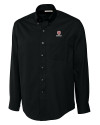 Bradley Braves Cutter & Buck Epic Easy Care Fine Twill Mens Big and Tall Dress Shirt Black Mannequin Thumbnail Image