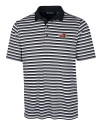 Illinois State Redbirds Cutter & Buck Big & Tall Forge Polo Multi Stripe Black Mannequin Thumbnail Image