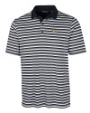 VCU Rams Cutter & Buck Big & Tall Forge Polo Multi Stripe Black Mannequin Thumbnail Image
