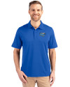 Middle Tennessee Blue Raiders Cutter & Buck Forge Stretch Mens Polo Chelan Blue Front Thumbnail Image