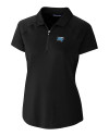 Middle Tennessee Blue Raiders Cutter & Buck Forge Stretch Womens Short Sleeve Polo Black Mannequin Thumbnail Image