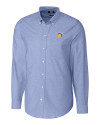 San Jose State Spartans Cutter & Buck Stretch Oxford Mens Long Sleeve Dress Shirt French Blue Mannequin Thumbnail Image