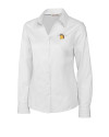 San Jose State Spartans Cutter & Buck Epic Easy Care Fine Twill Womens Long Sleeve Dress Shirt White Mannequin Thumbnail Image
