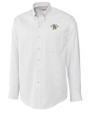 San Jose State Spartans Cutter & Buck Epic Easy Care Nailshead Mens Big and Tall Long Sleeve Dress Shirt White Mannequin Thumbnail Image