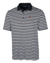 Miami University RedHawks - Cutter & Buck Big & Tall Forge Polo Multi Stripe Black Mannequin Thumbnail Image