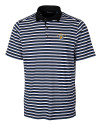 San Jose State Spartans Cutter & Buck Mens Forge Polo Multi Stripe Tour Blue Mannequin Thumbnail Image