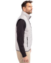 San Jose State Spartans Cutter & Buck Rainier PrimaLoft® Mens Big and Tall Eco Insulated Full Zip Puffer Vest Polished Medium Gray Side Thumbnail Image