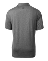 Miami University RedHawks - Cutter & Buck Forge Heathered Stretch Mens Polo Charcoal Heather Mannequin Back Thumbnail Image