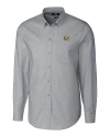 Cal Golden Bears Cutter & Buck Stretch Oxford Mens Long Sleeve Dress Shirt Charcoal Mannequin Thumbnail Image
