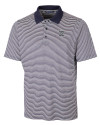 Xavier Musketeers Cutter & Buck Forge Tonal Stripe Stretch Mens Polo Liberty Navy Mannequin Thumbnail Image