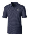 Xavier Musketeers Cutter & Buck Forge Pencil Stripe Stretch Mens Polo Liberty Navy Mannequin Thumbnail Image