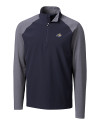 Montana State Bobcats Cutter & Buck Response Lightweight Hybrid Quarter Zip Mens Pullover Windbreaker Liberty Navy Mannequin Thumbnail Image