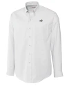 View image 3: Montana State Bobcats Cutter & Buck Epic Easy Care Nailshead Mens Long Sleeve Dress Shirt White Mannequin