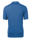 Mannequin back view of a Chelan Cutter & Buck Virtue Eco Pique Tile Print Recycled Mens Polo Thumbnail Image