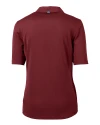 Mannequin back view of a Bordeaux Cutter & Buck Virtue Eco Pique Recycled Womens Polo BRD_MANNB_HG 1 Thumbnail Image