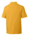 Albany State University Golden Rams Cutter & Buck Advantage Eco Tri-Blend Pique Mens Polo College Gold Mannequin Back Thumbnail Image