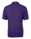 Mannequin back view of a College Purple Cutter & Buck Virtue Eco Pique Recycled Mens Big and Tall Polo Thumbnail Image