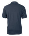 Mannequin back view of a Navy Blue Cutter & Buck Virtue Eco Pique Recycled Mens Big and Tall Polo Thumbnail Image