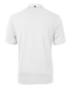 Mannequin back view of a White Cutter & Buck Virtue Eco Pique Recycled Mens Big and Tall Polo Thumbnail Image