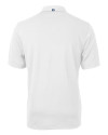 Mannequin back view of a White Cutter & Buck Virtue Eco Pique Recycled Mens Big and Tall Polo Thumbnail Image