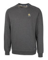 Albany State University Golden Rams Cutter & Buck Saturday Cotton Blend Mens Crew Neck Sweatshirt Charcoal Heather Mannequin Thumbnail Image
