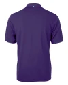 Mannequin back view of a College Purple Cutter & Buck Virtue Eco Pique Recycled Mens Polo Thumbnail Image