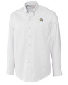Albany State University Golden Rams Cutter & Buck Epic Easy Care Nailshead Mens Long Sleeve Dress Shirt White Mannequin Thumbnail Image