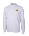 Bowie State Bulldogs Cutter & Buck Traverse Stretch Eco Quarter Zip Mens Pullover White Mannequin Thumbnail Image