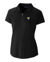 Fort Valley State Wildcats Cutter & Buck Forge Stretch Womens Short Sleeve Polo Black Mannequin Thumbnail Image