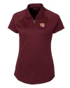 Bethune-Cookman Wildcats Cutter & Buck Forge Stretch Womens Short Sleeve Polo Bordeaux Mannequin Thumbnail Image