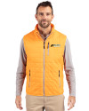 Florida A&M Rattlers Cutter & Buck Rainier PrimaLoft® Mens Eco Insulated Full Zip Puffer Vest Satsuma Front Thumbnail Image