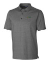Florida A&M Rattlers Cutter & Buck Forge Heathered Stretch Mens Polo Charcoal Heather Mannequin Thumbnail Image